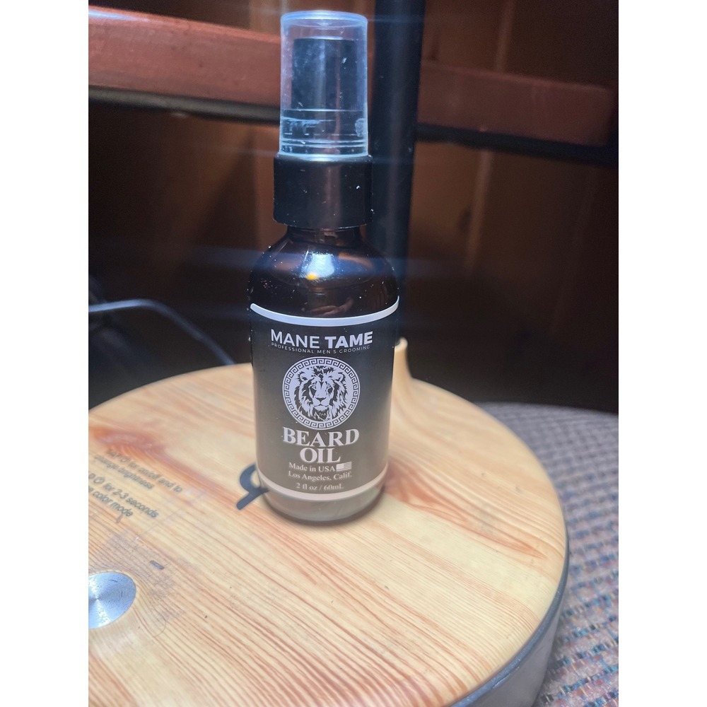 Mane Tame‎ Beard Oil Professional Men's Grooming 2 oz 60ml Made in USA